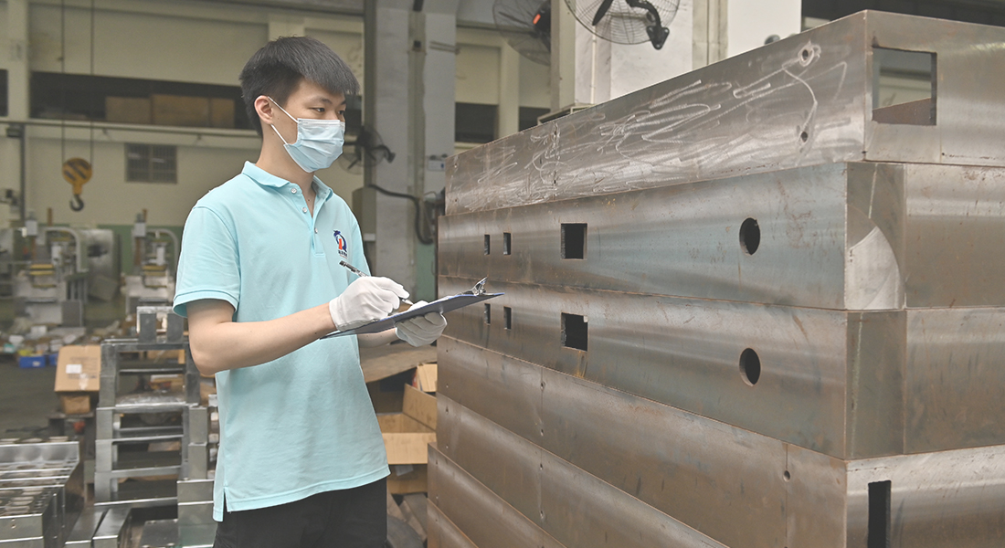 廣東瑞琪包裝機(jī)械有限公司原材料質(zhì)量檢測(cè)